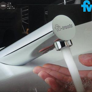 Griferia Para Baño Lavatorio Electronico Inclinado Fv Tronic Cromo