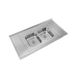 Mesada Johnson con Bacha Doble Centrada CC28 de 120cm