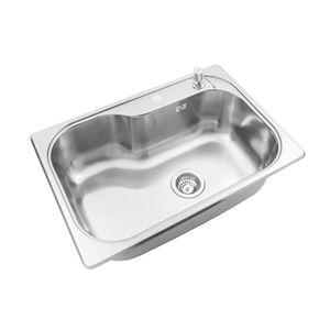 Johnson Pileta Bacha Simple Para Cocina Luxor Si71 STA de Acero Inoxidable