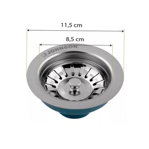 Johnson Accesorio Bacha Pileta De Cocina Sopapa Socesu Acero