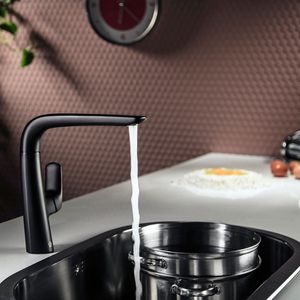 Grifería De Cocina Monocomando Fv Epuyen Negro