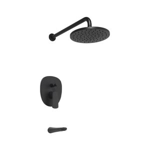 Fv Grifería Para Ducha Con Transferencia Monocomando Aromo Negro