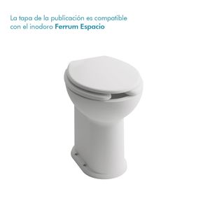 Tapa Asiento Ferrum Espacio Para Inodoro Discapacidad MDF