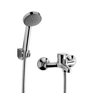 Fv Griferia Para Ducha Con Transferencia Exterior Monocomando Compacta Cromo